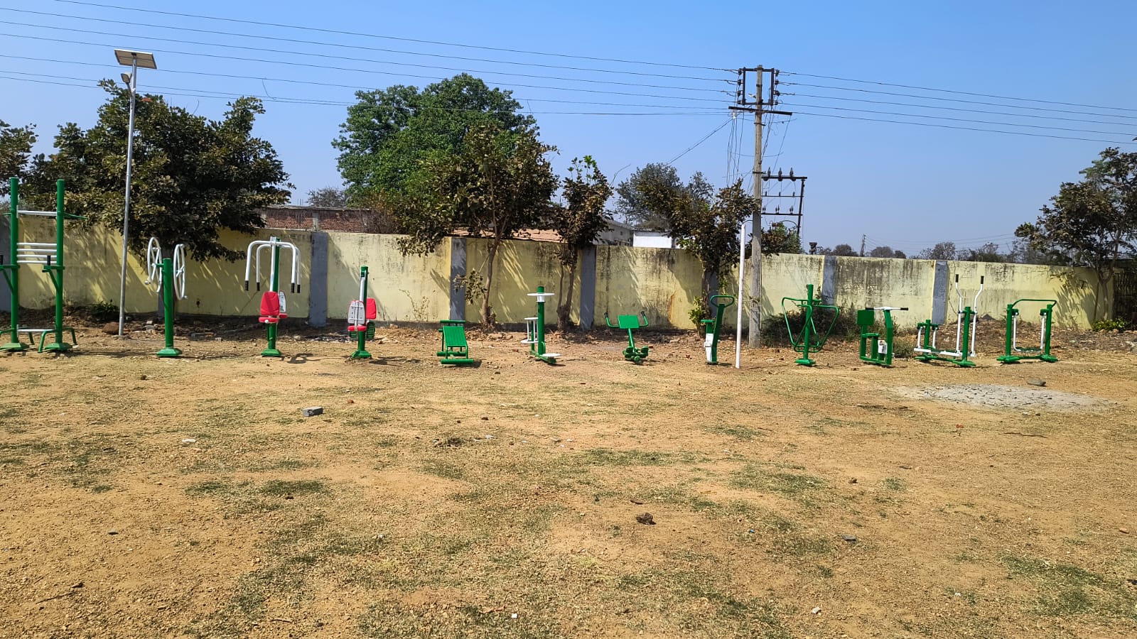 ग्रामपंचायत कार्यालय बोदली येथे ओपन जिम (खुली व्यायामशाळा) उभारण्यात आले.